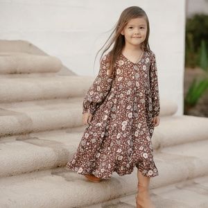 Rylee + Cru Gillian Dress (size 6-7)